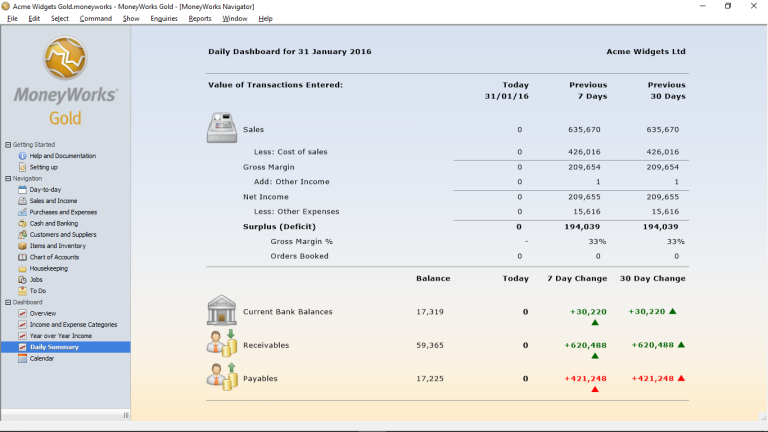 moneyworks accounting software
