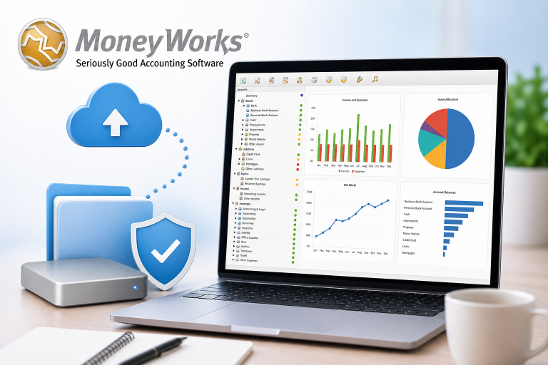 Moneyworks data backup