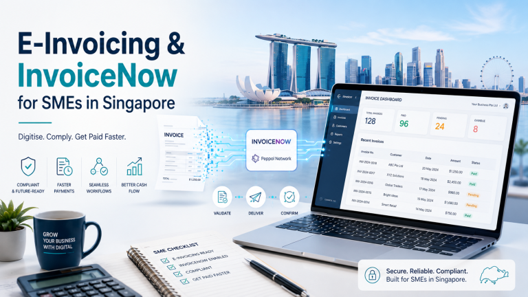E-invoicing and InvoiceNow for SMEs in Singapore