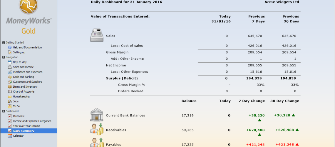 moneyworks accounting software