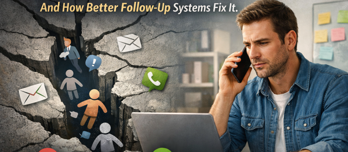 Why Leads Slip Through the Cracks And How Better Follow-Up Systems Fix It